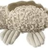 Inbelive Durable Natural Nubby Plush Dog Toys with Squeaker and Crinkle Paper in Multi-Size (Natural Octopus - L, 18 Inch), All Breed Sizes