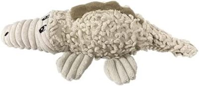 Inbelive Durable Natural Nubby Plush Dog Toys with Squeaker and Crinkle Paper in Multi-Size (Natural Octopus - L, 18 Inch), All Breed Sizes