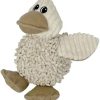 Inbelive Durable Natural Nubby Plush Dog Toys with Squeaker and Crinkle Paper in Multi-Size (Natural Octopus - L, 18 Inch), All Breed Sizes