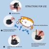 Inbelive Cat Feather Toys Automatic Interactive Cat Toys Natural Bird Feather Ball Toys Suction Cup Pet Chase Movement Playing Toy Exercise cat Toys 7 Pcs Cat Toy Set for Indoor Bored Cats Gifts