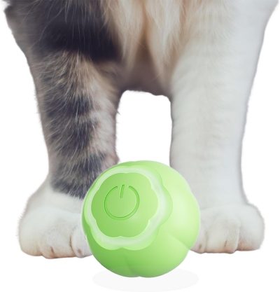 Inbelive Smart Cat Toy, Gravity Smart Roller Ball, Interactive Cat Toys for Indoor,Automatic Pet Exercise Toys, Cats Stuff Automatic Cat Toy as Xmas Cat Gift Box