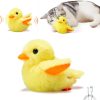 Inbelive Flapping Snowy Owl Cat Toys, Lifelike Bird Chirp, Rechargeable Owl Touch Activated Kitten Toy, Interactive Catnip Kicker Exercise Toys 4.0" for All Breeds