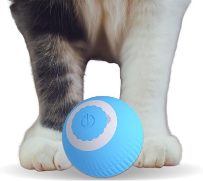 Inbelive Smart Cat Toy, Gravity Smart Roller Ball, Interactive Cat Toys for Indoor,Automatic Pet Exercise Toys, Cats Stuff Automatic Cat Toy as Xmas Cat Gift Box