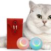 Inbelive Smart Cat Toy, Gravity Smart Roller Ball, Interactive Cat Toys for Indoor,Automatic Pet Exercise Toys, Cats Stuff Automatic Cat Toy as Xmas Cat Gift Box