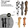 Inbelive Dog Squeaky Toys, 5 PCS Crinkle Plush Dog Toys, No Stuffing Dog Toys for Small Medium Large Dogs, Stuffless Puppy Toys for Boredom