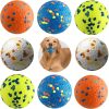 Inbelive Dog Balls, Indestructible Tennis Balls for Dogs, Durable Bouncy Dog Toy Balls for Aggressive Chewers, Interactive Dog Toys for Fetch Game, Lightweight Floating Dog Toys (4 Balls)