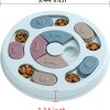 Inbelive Dog Puzzle Toys,Dogs Food Puzzle Feeder Toys for IQ Training & Mental Enrichment,Dog Treat Puzzle(Blue)