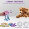Inbelive Small Medium Dog Toys, Soft Fabric Squeaky Puppy Toys, Keep Dogs Busy, Plush Durable Stuffed Crinkle Pet Chew Toys for Medium, Small Puppy Dogs, Cute Pet Teething Toys, 5 Packs