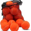 Inbelive Tennis Balls, 20 Pack Tennis Balls for Dogs, Pet Dog Playing Balls, Come with Mesh Bag for Easy Transport, Colorful Easy Catching Pet Dog Balls (Multi-Color)