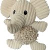Inbelive Durable Natural Nubby Plush Dog Toys with Squeaker and Crinkle Paper in Multi-Size (Natural Octopus - L, 18 Inch), All Breed Sizes