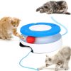 Inbelive Cat Toy, Interactive Cat Toys for Indoor Cats, Automatic Cat String Toy for Cat Exercise, Fit for Most Cats (Blue)