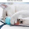 Inbelive Smart Cat Toy, Gravity Smart Roller Ball, Interactive Cat Toys for Indoor,Automatic Pet Exercise Toys, Cats Stuff Automatic Cat Toy as Xmas Cat Gift Box