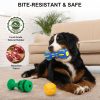 Inbelive Dog Chew Toys for Aggressive Chewers, 3 Pack Tough Dog Toys, Indestructible Dog Toys - Perfect for Medium & Large Breeds