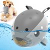 Inbelive Watermelon Ball Dog Water Toys- Waterproof Dog Soccer Ball with Straps, Dog Beach Balls for Summer Outdoor Games Swimming Pool with Family Kids, Outdoor Dog Toys (9 inch)