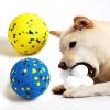 Inbelive Dog Balls Tennis Ball Toys Dog Toys for Aggressive Chewers Durable Teething Chew Toys Water Toy Fetch Balls for Large Medium Small Dog and Puppies (4 Balls)