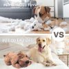 Inbelive Dog Heartbeat Toy for Puppy Anxiety Relief, Heartbeat Stuffed Animal Heartbeat Plush Toy for Small, Medium, and Large Dogs (Brown)