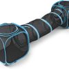 Inbelive Cat Furniture Tent for Indoor and Outdoor Playpen Portable Cat Tunnels, Outdoor Kennel (2 Cube + 3-Way Tunnel)