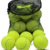 Inbelive Tennis Balls, 20 Pack Tennis Balls for Dogs, Pet Dog Playing Balls, Come with Mesh Bag for Easy Transport, Colorful Easy Catching Pet Dog Balls (Multi-Color)