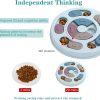 Inbelive Dog Puzzle Toys,Dogs Food Puzzle Feeder Toys for IQ Training & Mental Enrichment,Dog Treat Puzzle(Blue)