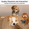Inbelive Dog Squeaky Toys, 5 PCS Crinkle Plush Dog Toys, No Stuffing Dog Toys for Small Medium Large Dogs, Stuffless Puppy Toys for Boredom