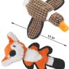 Inbelive 5 Pack Value Bundle Dog Toys Assortment Dog Plush Toys Dog Squeaky Toys Assortment Puppy Pet Mutt Dog Toy Dog Squeak Toy for Small Medium Large Dogs
