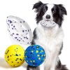 Inbelive Dog Balls Tennis Ball Toys Dog Toys for Aggressive Chewers Durable Teething Chew Toys Water Toy Fetch Balls for Large Medium Small Dog and Puppies (4 Balls)