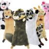 Inbelive Dog Squeaky Toys No Stuffing 6 Pack Dog Toys Crinkle Dog Toys for Small Dogs Durable Dog Chew Toys Plush Cute Animals Natural Puppy Toys for Teething Pet Toys Squeak