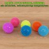 Inbelive 2.5" Squeaky Dog Balls for Small Medium Dogs, 6 Pack Small Dog Chew Toys with Spike, Puppy Toys for Teeth Cleaning and Training (Green 6 Pack)
