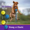 Inbelive Dog Balls Tennis Ball Toys Dog Toys for Aggressive Chewers Durable Teething Chew Toys Water Toy Fetch Balls for Large Medium Small Dog and Puppies (4 Balls)