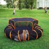 Inbelive Cat Tunnel Tube Cat Enclosures Foldable Cat Tent Small Animal Playpen Bunny Cage Cat Toy Pet Tents Outdoor Indoor for Fun Orange with Storage Bag