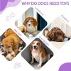 Inbelive Dog Toy, 8 Pack Dog Squeaky Toys for Chewer Small, Medium, and Large Breed,Cute Durable Interactive Dog Toys for Indoor Puppy Teething, Pet Entertaining, Fun, with Squeaker & Crinkle Paper