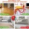 Inbelive Interactive Cat Toys Ball, Motion Activate Electric Cat Toy, Automatic Pet Exercise Toys, Simulate Bird Calls, USB Rechargeable (Long Tail)