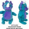 Inbelive 5 Pack Tough Plush Animal Dog Toys Assortment Value Bundle Dog Squeaky Toys Assortment Puppy Pet Mutt Dog Toy Dog Squeak Toy for Medium Large Dogs (5 Pack Dots)