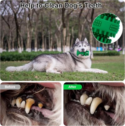 Inbelive Dog Chew Toys for Aggressive Chewers, 3 Pack Tough Dog Toys, Indestructible Dog Toys - Perfect for Medium & Large Breeds