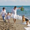 Inbelive Watermelon Ball Dog Water Toys- Waterproof Dog Soccer Ball with Straps, Dog Beach Balls for Summer Outdoor Games Swimming Pool with Family Kids, Outdoor Dog Toys (9 inch)