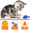 Inbelive 120 Pcs Rainbow Furry Cat Mouse Toys Interactive Rattle Cat Toy Mice Small Soft Rustle Sound Kitten Toys for Pets Cat Puppy Kittens Play, Assorted Colors