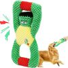 Inbelive Squeaky Dog Chew Toys for Aggressive Chewers, Dog Toys for Large Medium Small Breed Dog, Indestructible Tough Durable Dogs Toys Interactive Puppy Teeth Clean Natural Rubber(Raccoon & Zombie)