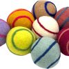 Inbelive Wool Ball Cat Toys, Eco Friendly Safe for Cats Ferrets and Small Animals, Safe Pet Balls for Indoor and Outdoor Use, (Extra Lg - Spiral)