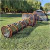 Inbelive Portable Outdoor Cat Enclosures for Indoor Cats, 4-in-1 Large Cat Tent Outdoor with Tunnel for Cats and Other Pets