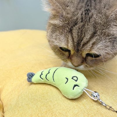 Inbelive Cat Casting Fishing Pole Toy, Cat Casting Toy Set, Interactive Toy for Cats, Tangle-Free Design, Cat Toy for Indoor Outdoor Cats